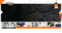 Desktop Screenshot of imprimeriedalbos.com